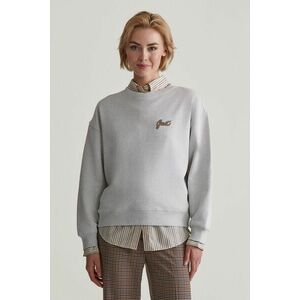 MELEGÍTŐ FELSŐ GANT SCRIPT GRAPHIC C-NECK SWEAT PALE GREY MELANGE kép