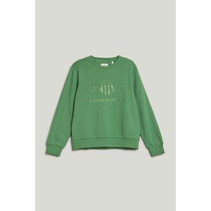 MELEGÍTŐ FELSŐ GANT REG TONAL SHIELD C-NECK SWEAT DUSTY GREEN kép