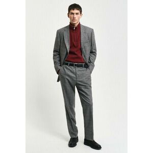 NADRÁG GANT SLIM CHECK SUIT PANTS GRAPHITE kép