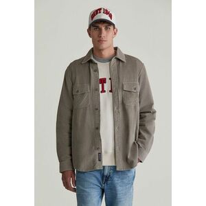 ING GANT REG CORDUROY OVERSHIRT WARM GREY kép