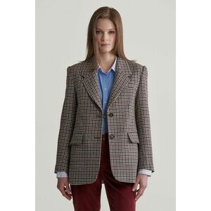 ZAKÓ GANT REG HOUNDSTOOTH BLAZER SOFT OAT kép