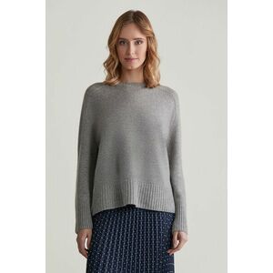 PULÓVER GANT CASHMERE C-NECK GREY MELANGE kép