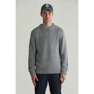 PULÓVER GANT NEPS WOOL C-NECK GREY MELANGE kép