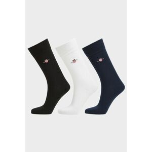 ZOKNI GANT SHIELD SOCKS 3-PACK BLACK kép