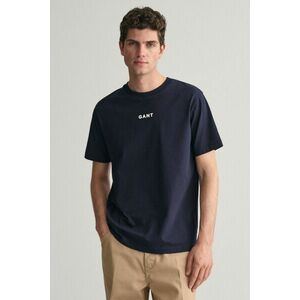 PÓLÓ GANT CONTRAST SMALL LOGO TSHIRT EVENING BLUE kép