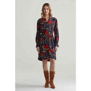 RUHA GANT REL ROSE PRINT DRESS CLASSIC BLUE kép