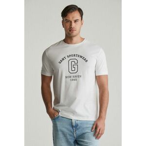 PÓLÓ GANT GRAPHIC SS TSHIRT EGGSHELL kép