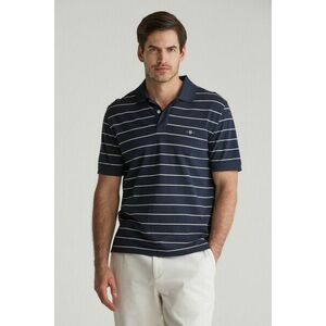 PÓLÓ GANT STRIPED SS POLO EVENING BLUE kép