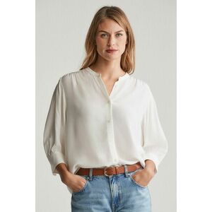 BLÚZ GANT REG SS BLOUSE EGGSHELL kép