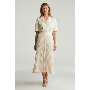 SZOKNYA GANT PLEATED SKIRT CREAM kép