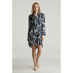 RUHA GANT REL SAILING PRINT SHIRT DRESS EVENING BLUE kép