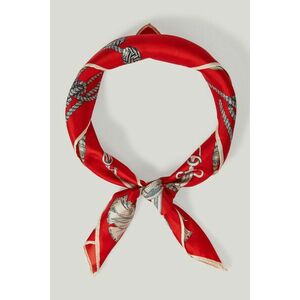 SÁL GANT SAILING PRINT SILK SCARF ORANGE RED kép