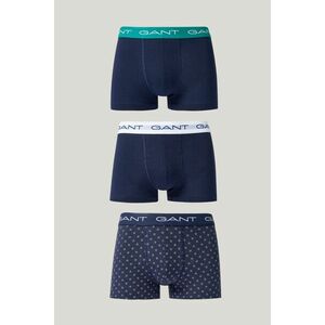 ALSÓNEMŰ GANT MICRO PRINT TRUNK 3-PACK EVENING BLUE kép