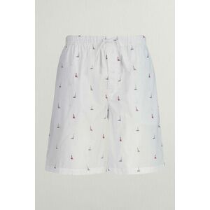 PIZSAMA RÖVIDNADRÁG GANT BOAT PRINT PAJAMA SHORTS LIGHT BLUE kép