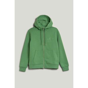 MELEGÍTŐ FELSŐ GANT REG TONAL SHIELD ZIP HOODIE DUSTY GREEN kép