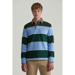 PÓLÓ GANT MULTISTRIPE HEAVY RUGGER CLEAR SKY kép