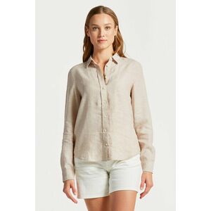 ING GANT REG LINEN CHAMBRAY SHIRT HORN BEIGE kép