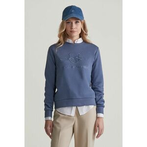 MELEGÍTŐ FELSŐ GANT REG TONAL SHIELD C-NECK SWEAT DUSTY NAVY kép