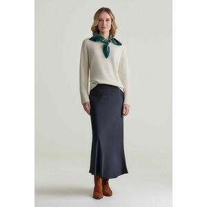 SZOKNYA GANT REGULAR A-LINE SATIN SKIRT EVENING BLUE kép