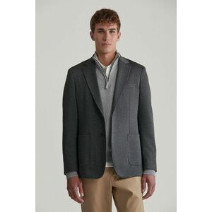 ZAKÓ GANT SLIM TWO-TONED TWILL JERSEY BLAZER ANTRACITE kép