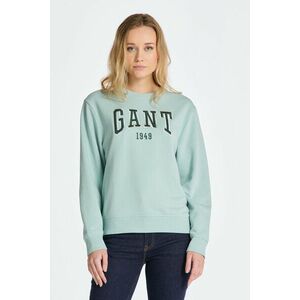 MELEGÍTŐ FELSŐ GANT REL LOGO C-NECK SWEAT IBIZA BLUE kép