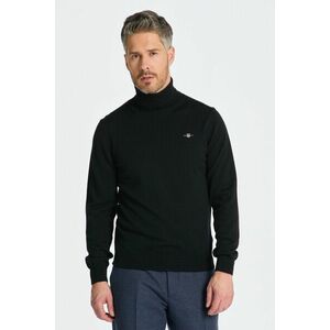 GARBÓ GANT CTN/WO ROLLNECK BLACK kép