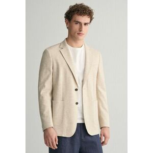 ZAKÓ GANT SLIM COTTON-LINEN JERSEY BLAZER SEED MELANGE kép