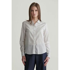 ING GANT REG DOT PRINT CTN VOILE SHIRT EGGSHELL kép