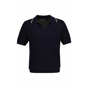 PULÓVER GANT COTTON TEXTURE OPEN POLO EVENING BLUE kép