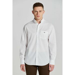 ING GANT REG MICRO DOT POPLIN SHIRT WHITE kép