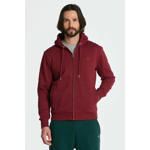 MELEGÍTŐ FELSŐ GANT REG TONAL SHIELD FULL ZIP HOODIE PLUMPED RED kép