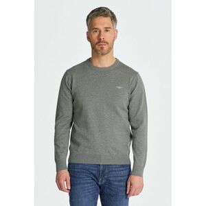 PULÓVER GANT CLASSIC COTTON C-NECK DARK GREY MELANGE kép