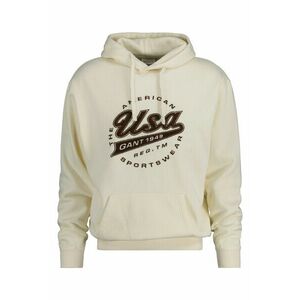 MELEGÍTŐ FELSŐ GANT USA HOODIE CREAM kép