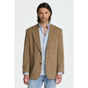 ZAKÓ GANT GLEN CHECK BLAZER DARK KHAKI kép