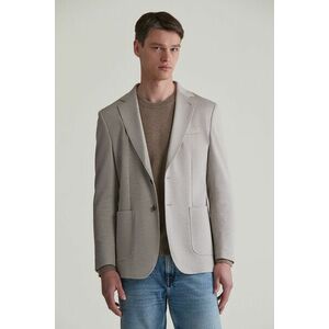 ZAKÓ GANT SLIM TWO-TONED TWILL JERSEY BLAZER CHATEAU GREY kép