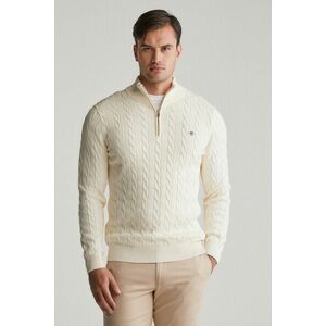 PULÓVER GANT COTTON CABLE HZ CREAM kép