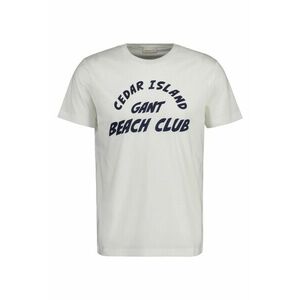 PÓLÓ GANT CEDAR GRAPHIC T-SHIRT EGGSHELL kép