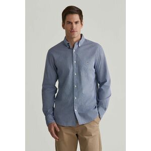 ING GANT REG POPLIN MICRO GINGHAM SHIRT COLLEGE BLUE kép