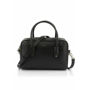 RETIKÜL GANT ICONIC MEDIUM LEATHER BAG BLACK kép