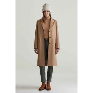 KABÁT GANT CLASSIC TAILORED WOOL COAT WARM KHAKI kép