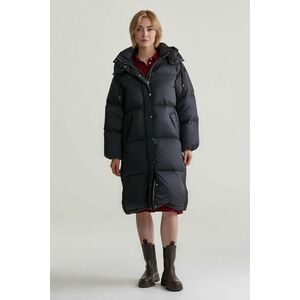 KABÁT GANT FULL LENGTH DOWN COAT BLACK kép