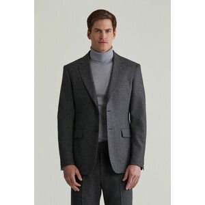 ZAKÓ GANT SLIM DONEGAL SUIT BLAZER ANTRACITE kép