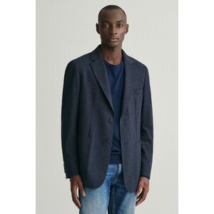 ZAKÓ GANT SLIM COTTON-LINEN JERSEY BLAZER DARK NAVY MELANGE kép