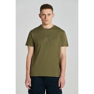 PÓLÓ GANT REG TONAL SHIELD SS T-SHIRT JUNIPER GREEN kép