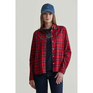 ING GANT REG CHECKED LT FLANNEL SHIRT RUBY RED kép