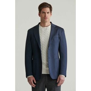 ZAKÓ GANT SLIM TWO-TONED TWILL JERSEY BLAZER EVENING BLUE kép