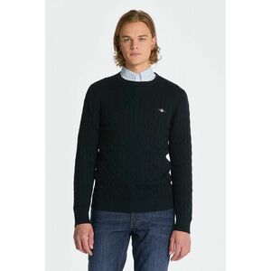 PULÓVER GANT COTTON CABLE C-NECK EVENING BLUE kép