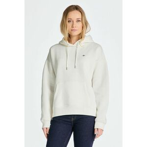 MELEGÍTŐ FELSŐ GANT REL SHIELD HOODIE EGGSHELL kép