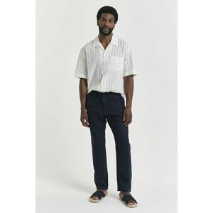 NADRÁG GANT RELAXED LINEN DS PANTS EVENING BLUE kép