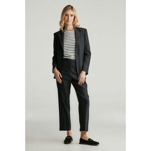 NADRÁG GANT STRETCH LINEN TAILORED PANT BLACK kép